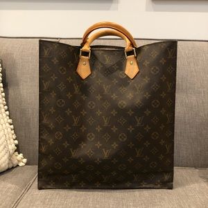 Vintage Louis Vuitton Sac Plat Tote Bag